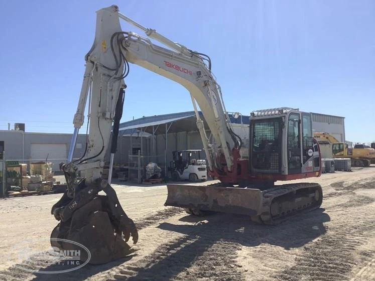 Front of used Takeuchi Excavator